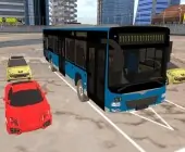 Bus Parking Cityscape De...