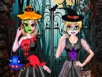 Sisters Halloween Dresse...